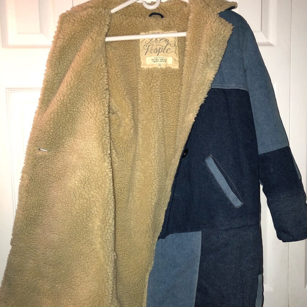 Free People denim coat!